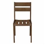 Ficha técnica e caractérísticas do produto Conjunto com 4 Cadeiras Verona Sem Braços em Madeira Mestra Móveis (Stain Jatobá)