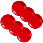 Ficha técnica e caractérísticas do produto Conjunto com 6 Pratos Rasos 26cm - Mail Order Red - Oxford Daily