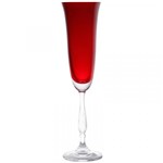 Ficha técnica e caractérísticas do produto Conjunto com 6 Taças de Vidro para Champagne 190ml Vermelhas Antik 5544 Lyor