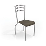 Ficha técnica e caractérísticas do produto Conjunto com 2 Cadeiras Portugal Cromada 2C007 Kappesberg