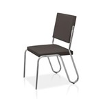 Ficha técnica e caractérísticas do produto Conjunto com 2 Cadeiras Safira Aço Cromado - MARROM