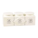 Ficha técnica e caractérísticas do produto Conjunto de 4 Porta Condimentos em Porcelana Sweet Bon Gourmet - Branco