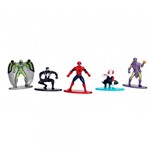 Ficha técnica e caractérísticas do produto Conjunto de 5 Mini Figuras - 5 Cm - Nano Metal - Disney - Marvel - Heróis e Vilões - Pack a - DTC