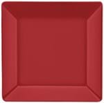 Ficha técnica e caractérísticas do produto Conjunto de 6 Pratos Rasos 26,5x26,5cm Quartier Red