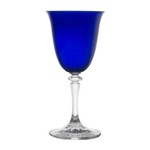 Ficha técnica e caractérísticas do produto Conjunto de 6 Taças de Vinho Branco 250ml Kleopatra Azul Bohemia - Azul Royal