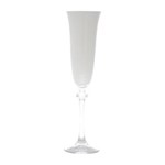 Ficha técnica e caractérísticas do produto Conjunto de 6 Taças para Champagne em Vidro Alexandra Branco Bohemia - Transparente