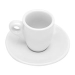 Ficha técnica e caractérísticas do produto Conjunto de 6 Xícaras de Café com Pires Branco Lima Bon Gourmet - BRANCO
