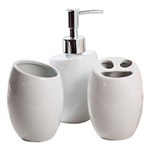 Ficha técnica e caractérísticas do produto Conjunto de Banheiro Porcelana Orb 3 Peças Branco