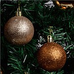 Ficha técnica e caractérísticas do produto Conjunto de Bolas de Natal Dourada e Cobre 68 Unidades - Orb Christmas