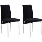 Conjunto de 2 Cadeiras 306 – Carraro - Preto