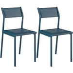 Ficha técnica e caractérísticas do produto Conjunto de 2 Cadeiras 1709 – Carraro Azul Noturn