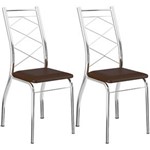 Ficha técnica e caractérísticas do produto Conjunto de 2 Cadeiras 1710 Napa – Carraro - Bege