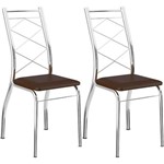 Conjunto de 2 Cadeiras 1710 Napa – Carraro - Cacau