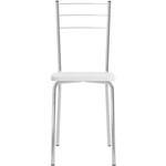 Conjunto de 2 Cadeiras 703 Napa – Carraro - Branco