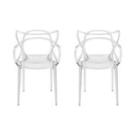 Ficha técnica e caractérísticas do produto Conjunto de 2 Cadeiras Allegra - Branco