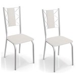 Ficha técnica e caractérísticas do produto Conjunto de 2 Cadeiras Kappesberg Lisboa - Branco