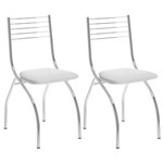 Ficha técnica e caractérísticas do produto Conjunto de 2 Cadeiras Napa 146 – Carraro - Branco