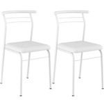 Conjunto de 2 Cadeiras Napa 1708 – Carraro - Branco