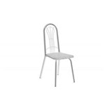 Ficha técnica e caractérísticas do produto Conjunto de 2 Cadeiras Napa Cromado - Branco
