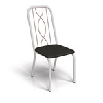 Ficha técnica e caractérísticas do produto Conjunto de 2 Cadeiras Viena - PRETO