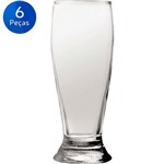 Ficha técnica e caractérísticas do produto Conjunto de Copos Cerveja Munich 300ml 6 Peças - Nadir