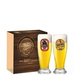 Ficha técnica e caractérísticas do produto Conjunto de Copos de Vidro para Cerveja Madri de 300ml