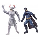 Ficha técnica e caractérísticas do produto Conjunto de Figuras - 30 Cm - DC Comics - Liga da Justiça - Batman Vs Steppenwolf - Mattel