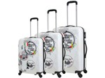 Conjunto de Malas 3 Peças Travel Max - Metropolitan Marco Estampado