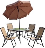 Ficha técnica e caractérísticas do produto Conjunto de Mesa com 4 Cadeiras para Jardim Acapulco - Mor