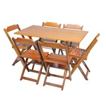 Ficha técnica e caractérísticas do produto Conjunto de Mesa e Cadeiras para Bares e Restaurantes