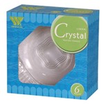 Ficha técnica e caractérísticas do produto Conjunto de Pratos Fundo Cristal - 6 Unidades - Wheaton