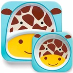 Ficha técnica e caractérísticas do produto Conjunto de Pratos Zoo Girafinha - Skip Hop