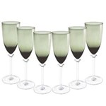 Ficha técnica e caractérísticas do produto Conjunto de Taças para Champagne Hercules TA03-01 320 Ml Verde - 6 Peças