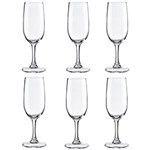 Ficha técnica e caractérísticas do produto Conjunto de Taças para Champagne Syrah 170Ml 6 Peças - Mimo Style