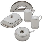 Conjunto de Utensílios de Mesa 5 Peças em Aço Inox - Orb