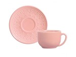 Ficha técnica e caractérísticas do produto Conjunto de Xícara de Chá Agra Rosa 6pcs - Porto Brasil Cerâmica