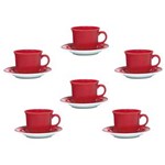 Ficha técnica e caractérísticas do produto Conjunto de Xícaras para Chá Oxford Daily em Cerâmica 200 ML JM21-6404 - 6 Peças