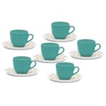 Ficha técnica e caractérísticas do produto Conjunto de Xícaras para Chá Oxford Porcelanas Lindy Hop em Porcelana EM21-4639 - 6 Peças