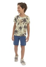 Ficha técnica e caractérísticas do produto Conjunto Infantil Camiseta E Bermuda Menino Quimby