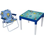 Conjunto Infantil Mesa + Cadeira Atlantis Maremoto - Mor