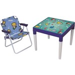 Ficha técnica e caractérísticas do produto Conjunto Infantil (Mesa+Cadeira) Atlantis Maremoto Mor