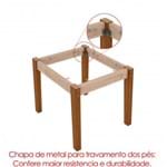 Ficha técnica e caractérísticas do produto Conjunto Mesa Ana 4 Cadeiras New Ceval