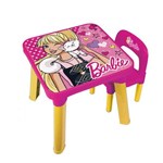 Conjunto Mesa com Cadeira Infantil da Barbie 6926-9 Fun
