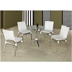 Ficha técnica e caractérísticas do produto Conjunto Mesa Drink com Cadeiras - Branco
