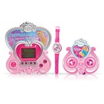 Ficha técnica e caractérísticas do produto Conjunto Minigame + Rádio FM + Relógio Barbie - Candide