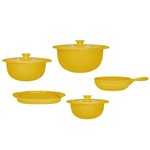 Ficha técnica e caractérísticas do produto Conjunto Panelas de Cerâmica 5 Peças Cookware BM05-4501 Oxford