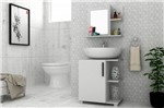 Ficha técnica e caractérísticas do produto Conjunto para Banheiro Branco Altura 16,5 - Brv Móveis