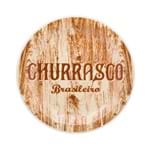 Ficha técnica e caractérísticas do produto Conjunto para Churrasco com 03 Pratos Rasos 26Cm