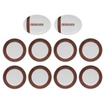 Ficha técnica e caractérísticas do produto Conjunto para Churrasco Oxford Tradição em Porcelana - 10 Peças