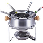 Ficha técnica e caractérísticas do produto Conjunto para Fondue Dellar Inox 10 Peças